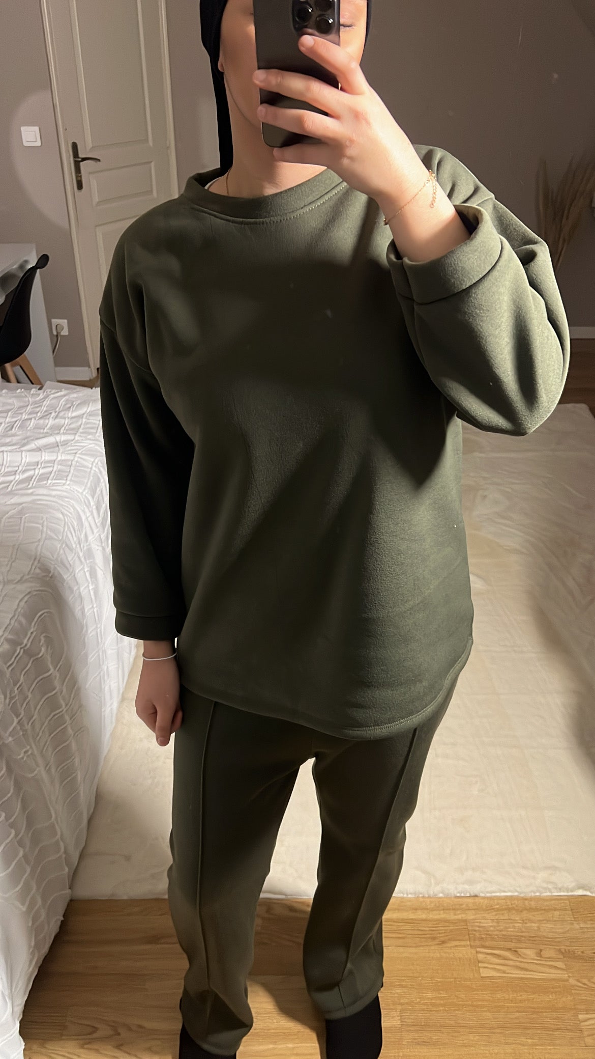 Ensemble vert kaki