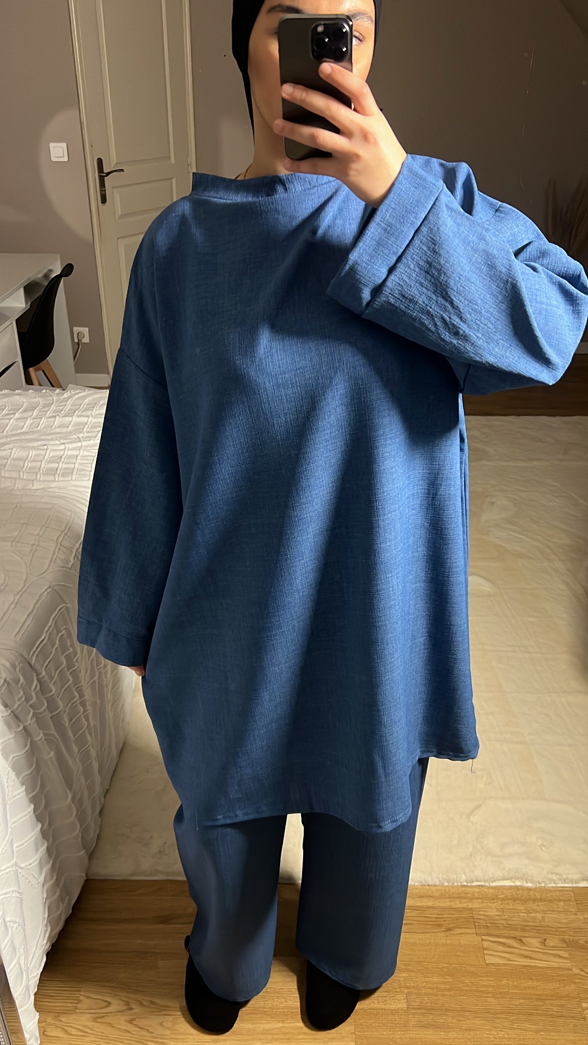 Ensemble bleu chic