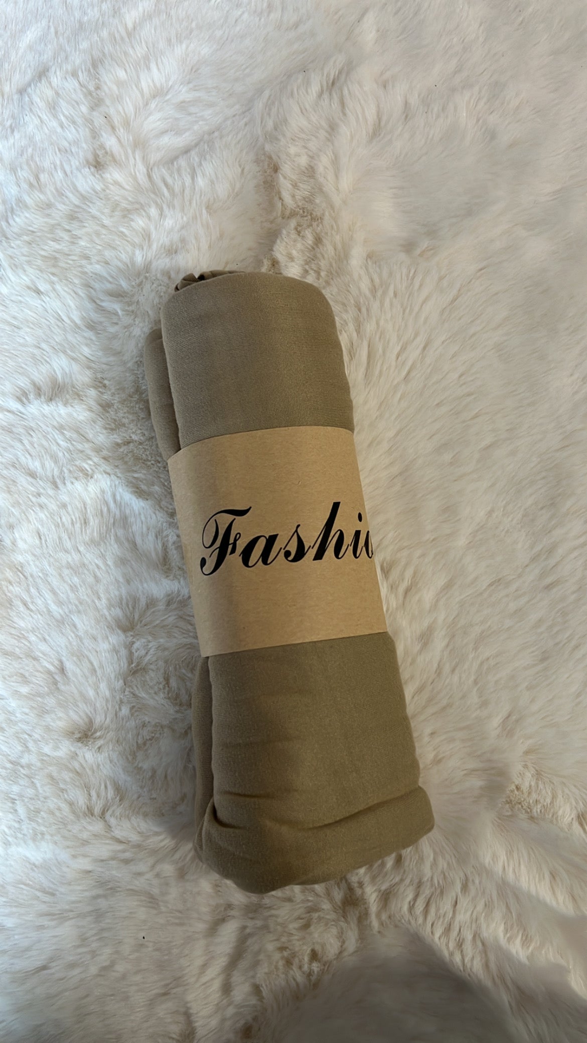 Voile Jersey Beige foncé - Confort et Élégance