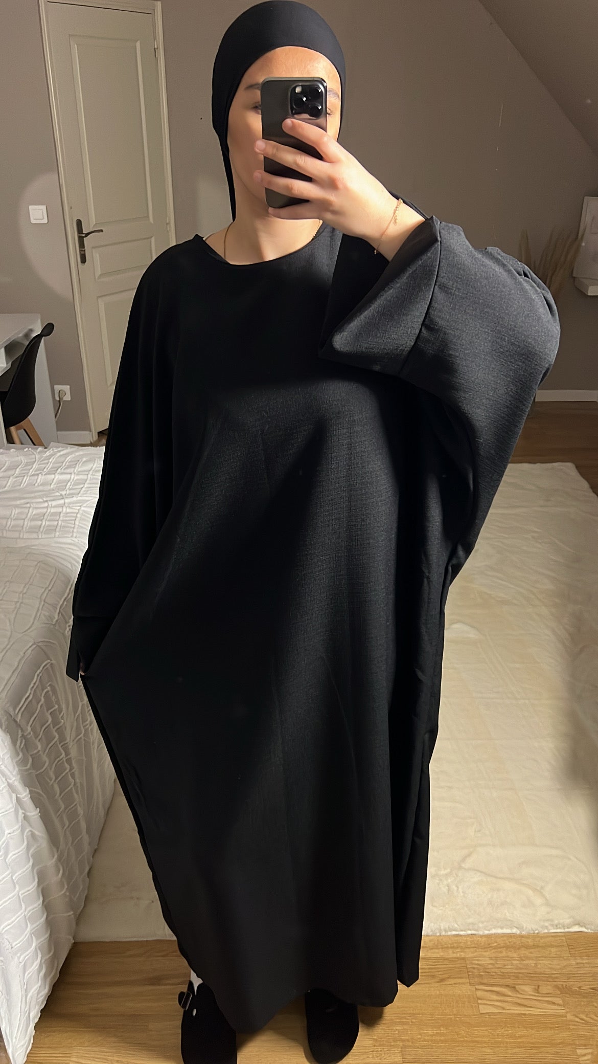 Abaya d'élégance noir