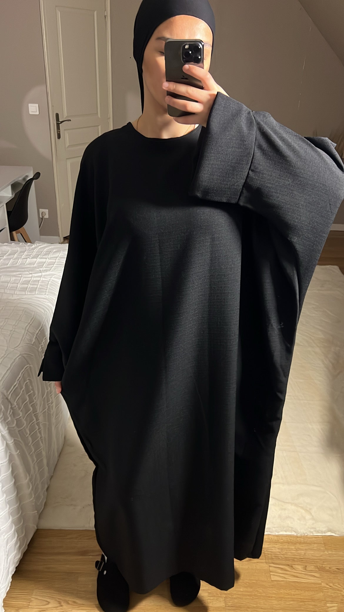 Abaya d'élégance noir